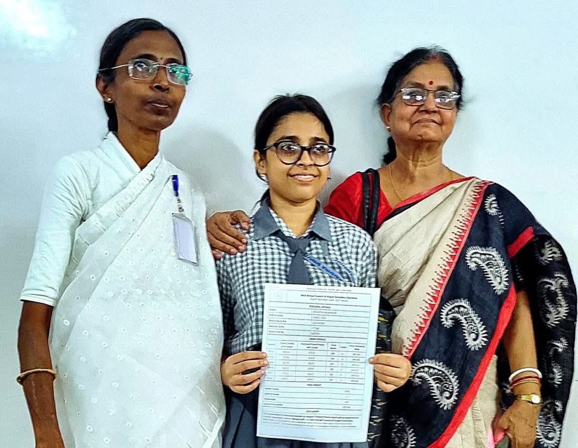 Shrestha Mukherjee secured   8th position in  the HS Examination 2025